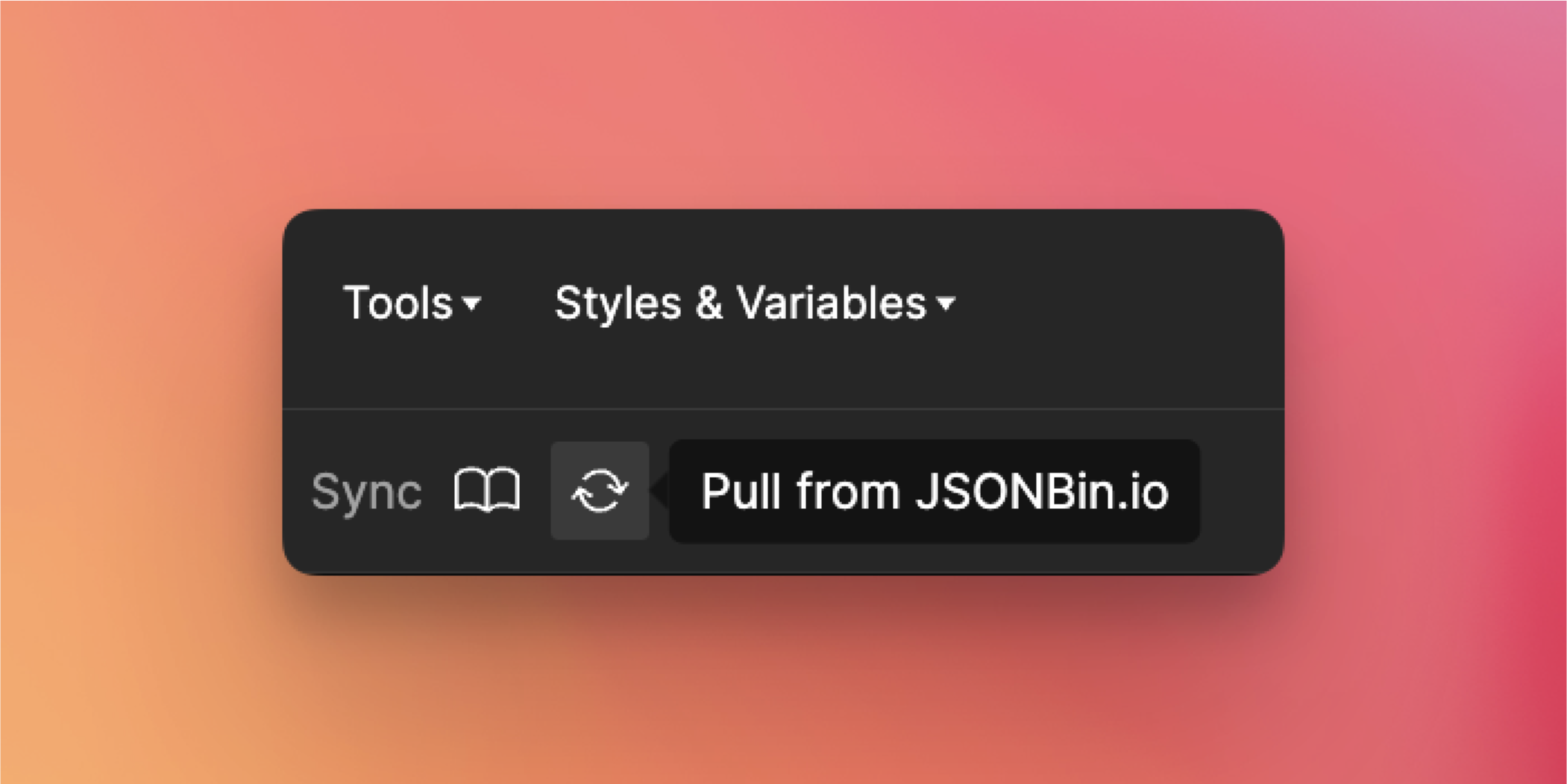 JSONBin pull icon - step 3